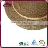 Hot Selling 100% Polyester Weaving Fabric Fedora Hat thumbnail-3