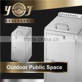 Professional Stainless Steel Product Large Garbage Bin