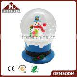 Snowman Water Globes Ornaments for Christmas