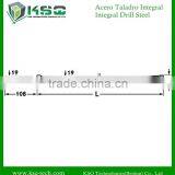 Sizes 20000mm - 4000mm Shank 22 mm x 108 mm Chisel Bit Integral Drill Steel