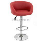 Adjustable Height Retro Barstool/Leather Bar Counter Stool thumbnail-1