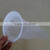 1500ML White Color LDPE Plastic Vomit Bag Without Printing Top PVC Rigid Rings thumbnail-4