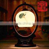 Ceramic Table Lamp Vintage Jingdezhen Porcelain For Bedroom Wedding Gift Home Decor Desk Lamp thumbnail-4