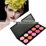 Hot Sell High Quality Professional Cosmetics 10 Color Makeup Blusher Wholesale