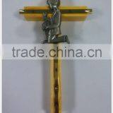 Custom Orthodox Praying Boy Crucifix With Wood