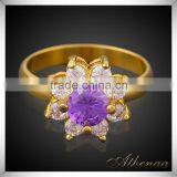 High Quality Brass Fashion Flower Ring Gold Jewelry Ring Yiwu Factory Jewelry thumbnail-2