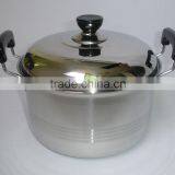American Style Stainless Steel High Cooking Pot thumbnail-1