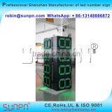 Asian Led Digital Gas Price Display 8.8.8.8 (12inch ) R/W/Y/W/B Color thumbnail-3