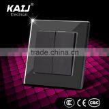 European Standard 2 Gang 1 Way or 2 Way Electrical Lighting Switch