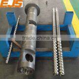 80 /156 Bimetallic Twin Screw Barrel for Conical Extruder