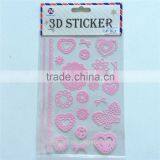Best Price Pink Lace PVC Stickers thumbnail-1