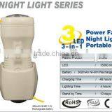 LED Rechargeable 3 in 1 Night Light Power Failure Light Emergency Light thumbnail-2