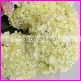 Real Touch Ivory Artificial Silk Hydrangea Flowers thumbnail-2