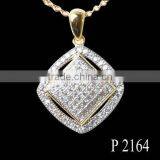 Top Selling Micro Pave Pendant White CZ Jewelry thumbnail-1