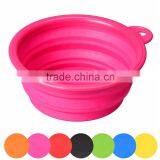 7 Color Available New 2015 Pet Dog Portable Bowl Silicone Collapsible Feeding Water Feeder Travel Dog Bowl thumbnail-6