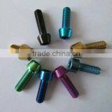 Durable TC4 tapered titanium alloy screw bolt with high quality