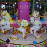 Swing Rotating Rides Mini Carousel Horses Amusement Park Carousel thumbnail-3