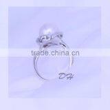 Fashion Jewelry 925 Silver Original Pearl Ring Wholesale thumbnail-5