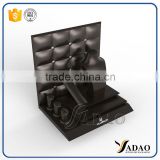black lacquer jewelry display counter with sofa board