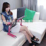 Portable Folding Laptop Swivel Stand With Anodized Aluminum Panel thumbnail-1