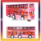 1:80 Diecast Double Decker Toy Bus Mini Toys Bus