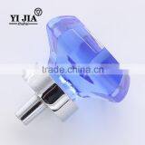 Italian Cabinet Hardware Crystal Octagon Classic Glass Knobs