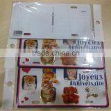 Old Embossed Printing Aluminum Metal Postcard thumbnail-1