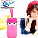 Hot Sale Cartoon Glass Water Bottle Mini Big Bai Silicone Cup Sleeve thumbnail-3