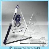 Triangle Award Block Super Quality Promotional Acrylic Trophy Block Triangle Building Blocks