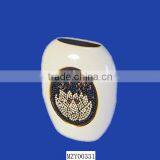 New Product White Ceramic Ikebana Vase thumbnail-1