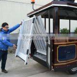 Outdoor Kids Riding Amusement Park Tourist Trackless Train