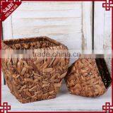 Natural Water Hyacinth Basket for Plants Indoor Decorative Novelty Planters thumbnail-2