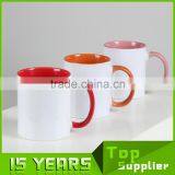 China Sublimation Blanks Wholesaler 11oz Inner Color Ceramic Sublimation Printing Mugs thumbnail-2