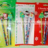 Wooden Cartoon Pencil Top Eraser/wooden Pencil With Cartoon Eraser/pen Top Cartoon Eraser thumbnail-1