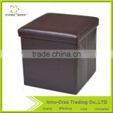 Wholesale Durable Colourful Folding Pu Leather Ottoman thumbnail-3