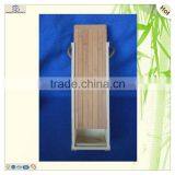 String Handle Single Bamboo Wooden Fruit Wine Gift Box thumbnail-3