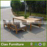 Wooden Sofa Outdoor Teak Wood Furniture Set thumbnail-1