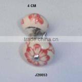 Hand Painted Ceramic Knob Available in Other Colour and Patterns thumbnail-1