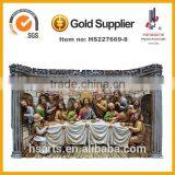 18 Inch PolyResin Clock 3d Last Supper Wall Art Hanging Decoration thumbnail-2