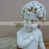 Wholesale Garden Ornaments Polyresin Child Angel Statues thumbnail-4