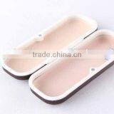 Plastic Glasses Box With Metal Strip and Magnet PU Glasses Case thumbnail-4