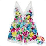 Hot Girls Newborn Baby Clothes Summer Flowers Kids Clothing Baby Clothes Romper thumbnail-4