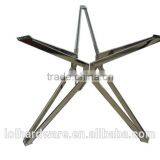 Stainless Steel Base Glass Coffee Table thumbnail-2