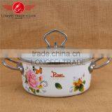 High Quality Printing Gift Promotion Hot Item Enamel/ Ceramic Casserole Pot /Cookware Set thumbnail-4