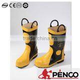 Fire Retardant Rubber Safety Foot Wear Steel Toe Construction Working Shoes Fireman Firefighter Suits thumbnail-5