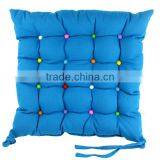 Cushion 100% Cotton With Filling Solid Color With Colorful Dots thumbnail-3