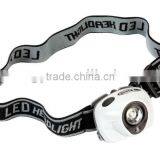 High Power 1 Red Led +1w Zoom Head Lamp