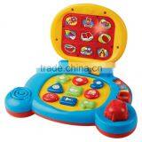 2015 New Hot Baby's Learning Laptop Toy With Sound and Music, Baby Learning Computer Toy Wholesale From Icti Factory thumbnail-1