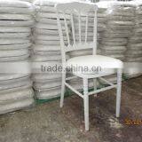 Wooden White Napoleon Chair With Cuhion for Sale thumbnail-5