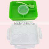 Hot Sell Plastic 4 Compartment Japanese Bento Box thumbnail-2